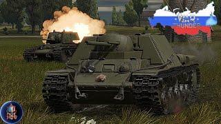 War Thunder - Realistic Battles - Russia - 4.0 to start out - Liking the KV-7