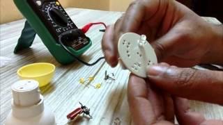 How to repair a LED bulb