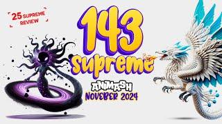 143 SUPREME animash alpha gamma zeta theta kappa supreme, another 15 stars