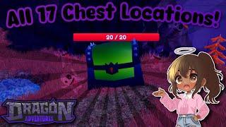 *ALL* 17 Halloween Chest Locations! (Dragon Adventures, Roblox!)