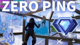 Fortnite Mobile On 0 PING... (120 FPS Ranked Gameplay)