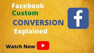 How to Set Up Facebook Custom Conversions and Standard Events | How to Create FB Custom Conversion