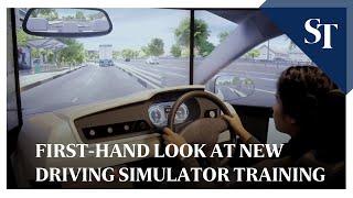 First-hand look at new driving simulator training | The Straits Times