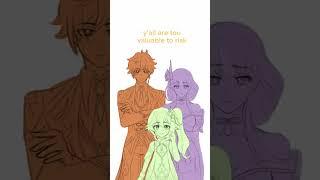 When furina joins the archon team and one has to go #genshinimpact #animation #archons