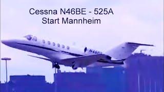 Flugplatz Mannheim - Über den Wolken - Doppeldecker D-MQUC - Cessna N46BE