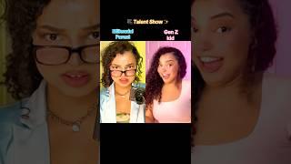 pov : A millennial parent watches her gen z daughter perform at the talent show… #pov #genz