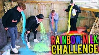 RAINBOW MILK CHALLENGE!!