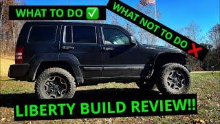 Jeep Liberty Build - What I Would Do and Wouldn’t Do Again