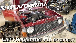 Volvoghini Project. Can i Repair the V10 Lamborghini Engine? Low Budget trick!