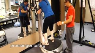 Beth H. T-11 Incomplete Spinal Cord Injury Power Plate Training