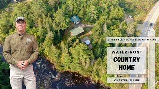 SOLD Waterfront Country Home | Maine Real Estate