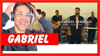Music Producer reacts to Gabriel Henrique I Want to Know What Love Is