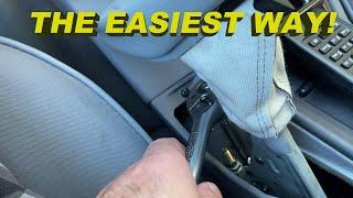 How to adjust parking brake (hand brake) on a BMW 5 series (E39) / Easy DIY