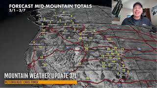 Mountain Weather Update 3/1, Meteorologist Chris Tomer