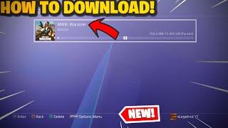 HOW TO DOWNLOAD WARZONE 4!