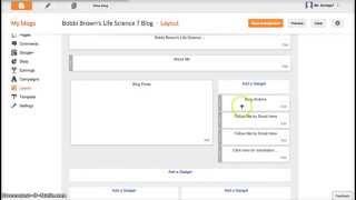 How to change the layout and add gadgets to your blog