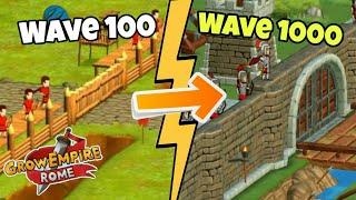 Grow Empire: Rome - Wave 100 to Wave 1000 (Every 100th wave) Gameplay