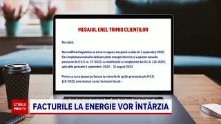 Facturile la energie electrică vor veni cu întârziere. Anunțul făcut de furnizori