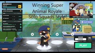 Can you win Super Animal Royale Solo Squads? (Challenged by AlexIsPlaying)