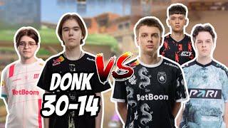 donk (30-14) rt:2.25 w/Magnojez vs kyousuke/xeedo/alpha l 4158 ELO LOBBY (mirage) #cs2 #pov