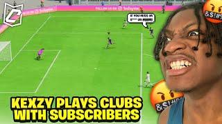 PLAYING WITH A SCHOOL TH****!! | Kexzy Plays PRO CLUBS w/ VIEWERS (FC25)