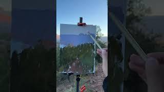 Plein Air Painting a Morning Trail, Sedona #pleinair #painting #allaprima #landscapepainting