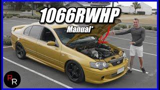 This BA XR6 Turbo Makes Over 1000+HP! MANUAL* SCARY!