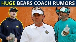 BIG Chicago Bears Coaching Rumors: Jim Harbaugh, Sean Payton Or Brian Flores? | Bears GM/HC Tracker