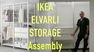 IKEA ELVARLI WARDROBE  storage Assembly