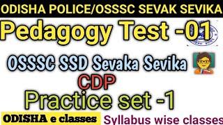 OSSSC SSD Practice set 1 | Child development and pedagogy| ODISHA e classes