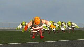 WE'RE RUNNING AWAY FROM SHREKS IN GARRY'S MOD