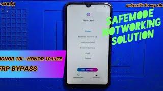 HONOR 10 LITE || HONOR 10i - FRP BYPASS - SAFEMODE NOTWORKING SOLUTION - GOOGLE ACCOUNT BYPASS