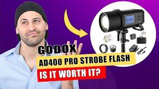 GODOX SK400II-V （2024 New Upgrade） 400Ws Bowens Mount Photo Studio 5600±200K Built-in LED