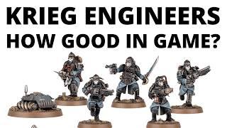 Krieg Combat Engineers - Huge Mortal Wound Damage! Codex Astra Militarum Datasheet Review