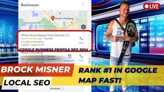 Google Business Profile Optimization Tutorial - Local SEO 2024 | Rank Map #1 FAST - Brock Misner