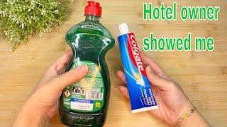 Mix DETERGENT with TOOTHPASTE!   You will not believe what will HAPPEN is INCREDIBLE