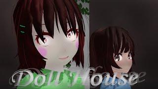 [MMD Undertale]Frisk and Chara-Doll House