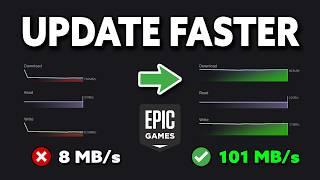 How To INCREASE Epic Games Launcher Download Speed! (Under 10 MB/s FIXES)