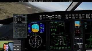 DDenn Challenger 300 Full Flight on PilotEdge in X-Plane 10 | KVGT - KSFO