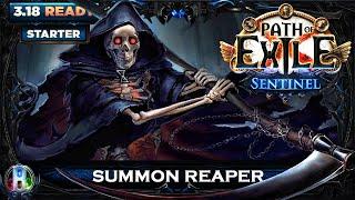 Path Of Exile 3.18: SUMMON REAPER NECROMANCER - POE SENTINEL - POE BUILDS