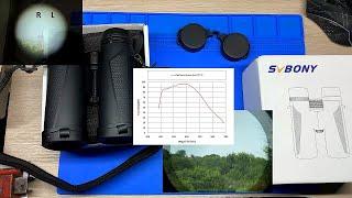 SVbony SV202 10x42 ED review comparison binoculars бінокль lornetka fernglas