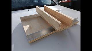 ROUTER SLED Quick and Easy - Flatten Cutting Board