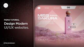 FIGMA TUTORIAL: Design modern UI/UX websites
