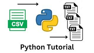 Converting CSV to Text Files with Python: Step-by-Step Tutorial