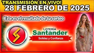 Resultado LOTERIA DE SANTANDER del VIERNES 28 de Febrero 2025