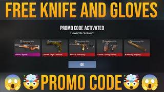 FREE KNIFE AND GLOVES PROMO CODE  STANDOFF 2