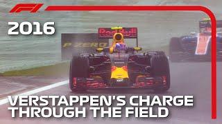 Max Verstappen's Mesmerising Drive In The Wet | 2016 Brazilian Grand Prix