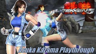 Tekken 5 (PS2) - Asuka Kazama Story Battle Playthrough