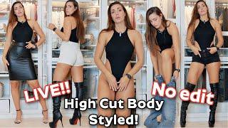 Styling Shein Super High waist Body LIVE No edit!