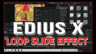 Edius me Loop Slide Effect Kaise Banay//Edius Transitions#family Studio Creation